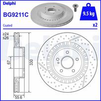 Stabdžių diskas DELPHI BG9211C