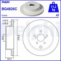Stabdžių diskas DELPHI BG4826C