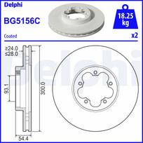 Stabdžių diskas DELPHI BG5156C