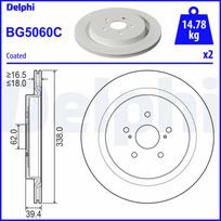 Stabdžių diskas DELPHI BG5060C