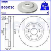Stabdžių diskas DELPHI BG5078C