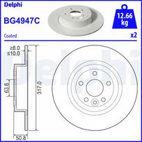 Stabdžių diskas DELPHI BG4947C