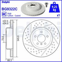 Stabdžių diskas DELPHI BG9322C