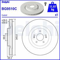 Stabdžių diskas DELPHI BG9510C