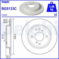 Stabdžių diskas DELPHI BG5133C