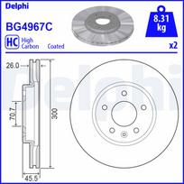 Stabdžių diskas DELPHI BG4967C