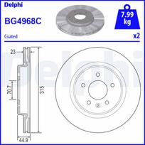 Stabdžių diskas DELPHI BG4968C
