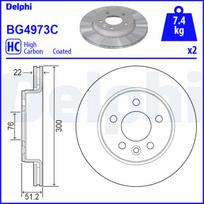 Stabdžių diskas DELPHI BG4973C