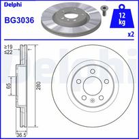 Stabdžių diskas DELPHI BG3036