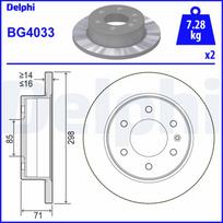 Stabdžių diskas DELPHI BG4033