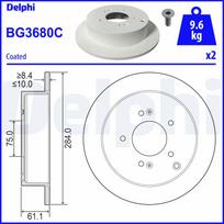 Stabdžių diskas DELPHI BG3680C