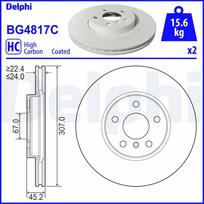 Stabdžių diskas DELPHI BG4817C