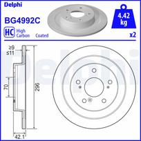 Stabdžių diskas DELPHI BG4992C