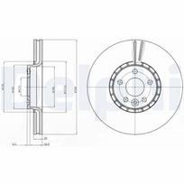 Stabdžių diskas DELPHI BG9085