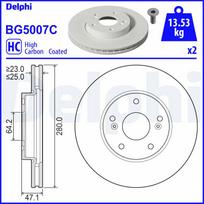 Stabdžių diskas DELPHI BG5007C