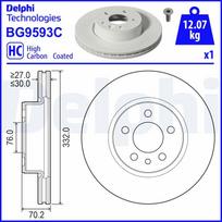 Stabdžių diskas DELPHI BG9593C