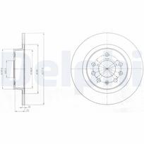 Stabdžių diskas DELPHI BG4300