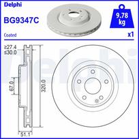 Stabdžių diskas DELPHI BG9347C