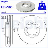 Stabdžių diskas DELPHI BG5182C