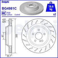 Stabdžių diskas DELPHI BG4981C