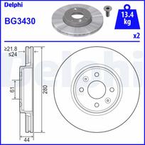 Stabdžių diskas DELPHI BG3430