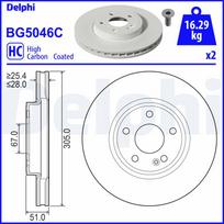 Stabdžių diskas DELPHI BG5046C