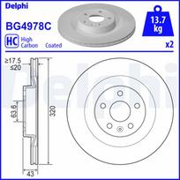 Stabdžių diskas DELPHI BG4978C