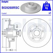 Stabdžių diskas DELPHI BG9268RSC