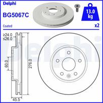 Stabdžių diskas DELPHI BG5067C