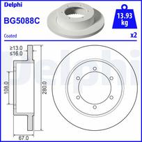 Stabdžių diskas DELPHI BG5088C