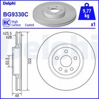 Stabdžių diskas DELPHI BG9330C