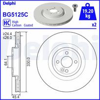 Stabdžių diskas DELPHI BG5125C