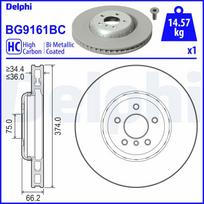Stabdžių diskas DELPHI BG9161BC