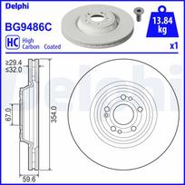 Stabdžių diskas DELPHI BG9486C