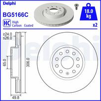 Stabdžių diskas DELPHI BG5166C