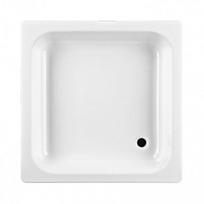 metaliniai padeklai - Dušo padėklas Jika Sofia, 70 cm x 70 cm, Baltas (White) - 2 nuotrauka