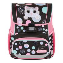 Herlitz Loop Cute Cat, juoda/rožinė (Black/Pink)