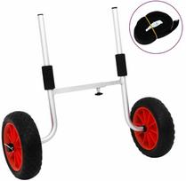vidaXL Baidarės vežimėlis, aliuminis, 100 kg