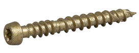 terasai medsraigtis - Medsraigčiai Essve ESSDECK MAX, 4.8 x 42 mm, geltona (Yellow), 250 vnt. - 1 nuotrauka