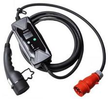 type ikrovimo - TIETOSET ELOAD 3x16A 11kW įkrovimo stotelė su nuotoliniu valdymu, Juoda (Black) - 1 nuotrauka