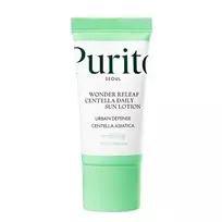 PURITO Wonder Releaf Centella Daily Sun Lotion SPF50+ veido losjonas nuo saulės 15ml