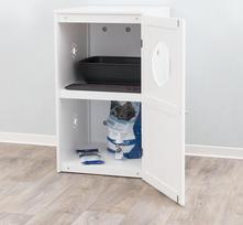 Trixie Kačių Tualeto Spintelė Balta (White)
