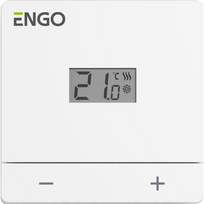 sildymo kilimelis - Engo EASY belaidis termostatas, balta (White) - 1 nuotrauka