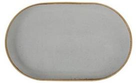 Porland Seasons Oval Plate 20x32cm Grey