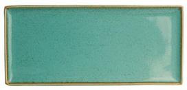 Porland Seasons Serving Plate 16.1x35.3cm Turquoise