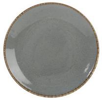 Porland Seasons Dinner Plate D24cm Dark Grey