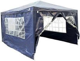 saskes - Saska Garden Sodo paviljono palapinė 3x4x2,5 m Tamsiai mėlyna (Dark Blue) - 2 nuotrauka