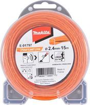trimerio priedai - Valas trimeriams Makita E-01797, 2,4 mm x 15 m - 1 nuotrauka