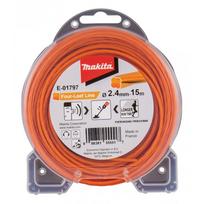 trimerio priedai - Valas trimeriams Makita E-01797, 2,4 mm x 15 m - 2 nuotrauka