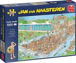 puzzle deliones 1000 - Jumbo Jan van Haasteren Pool Pile-Up 1000 det. - 1 nuotrauka